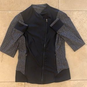 Lululemon asymmetrical zip jacket